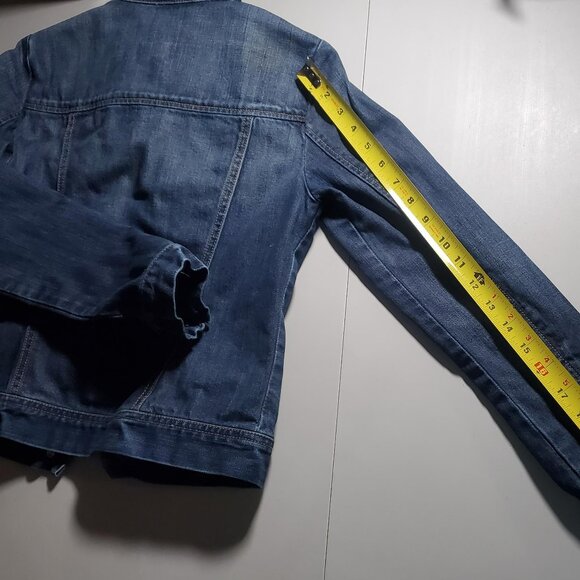 Gap Jeans Dark Denim Trucker Jacket From Fall 2012  Sz XS - Picture 13 of 16